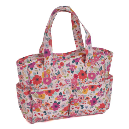 Hobbygift Floral Garden Pink Craft Bag