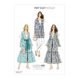 Vogue Misses' Jacket and Belt V9377 - Sewing Pattern