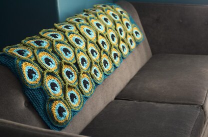 Peacock Pretty Blanket