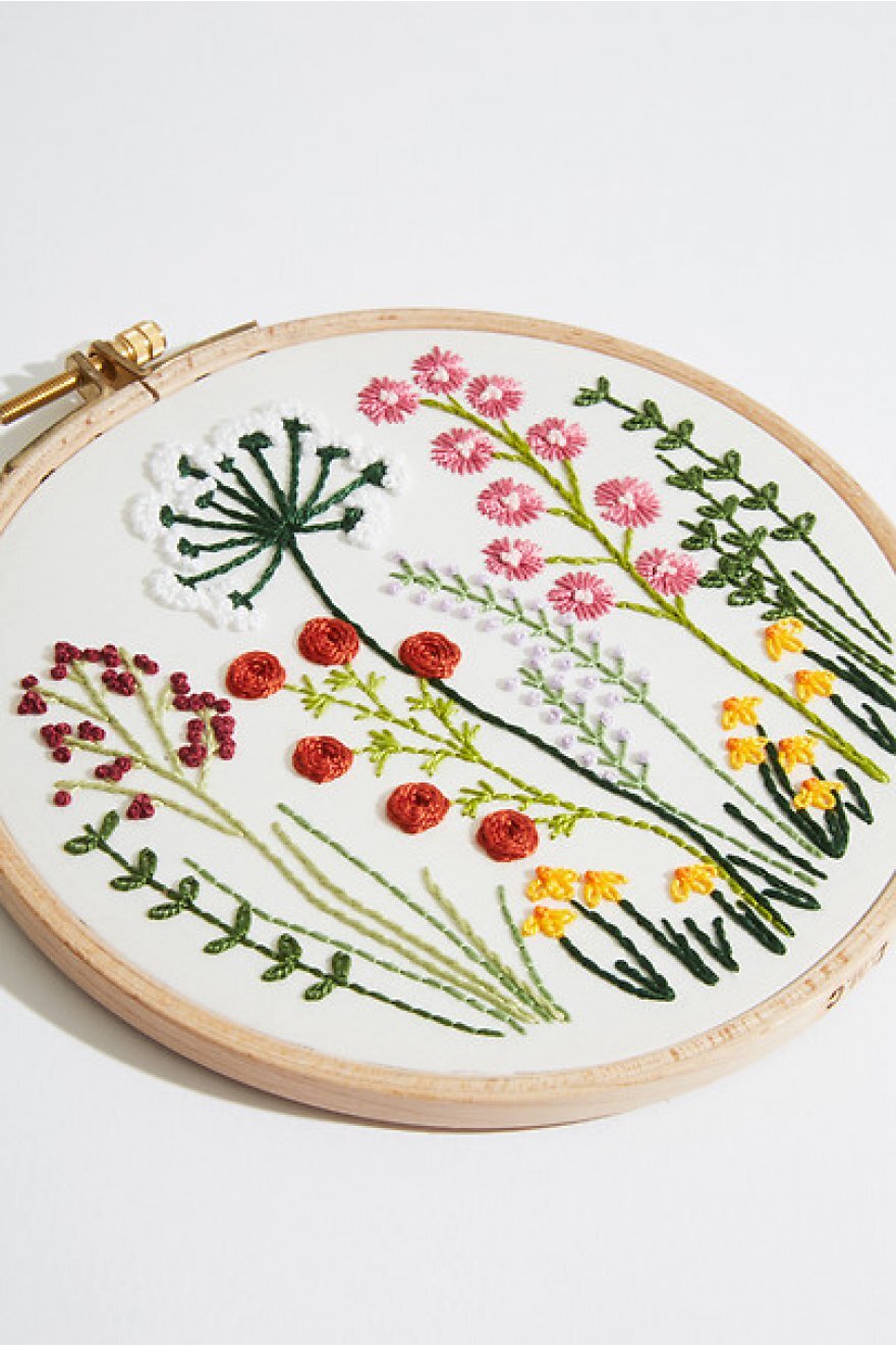 Botanical PDF Embroidery Pattern
