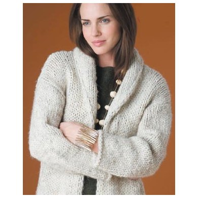 Autumn Afternoons Cardigan Lion Brand Wool-Ease Thick & Quick - 50924AD