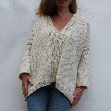 Sloppy Joe Sweater Knitting pattern by Marianne Henio