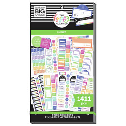 The Happy Planner Budget 30 Sheet Sticker Pad