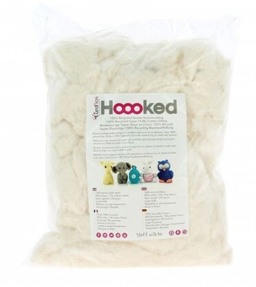 Hoooked 100% recyceltes Füllmaterial aus Baumwolle - Pearl Weiß