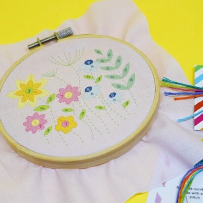The Make Arcade Meadow Embroidery Kit