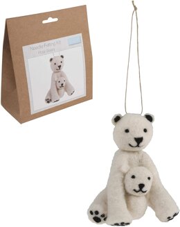 Trimits Needle Felting Kit: Polar Bear - 10.8 x 8.5cm