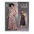Vogue Misses' & Misses' Petite Jumpsuits V1807 - Paper Pattern, Size XS-S-M