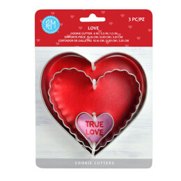 R&M Hearts 3Pc Carded Nested Set