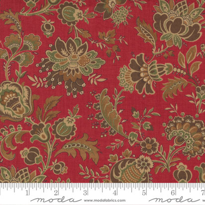Moda Fabrics Bonheur De Jour - Red - 13911‐11