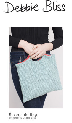 Reversible Bag in Debbie Bliss Cotton DK