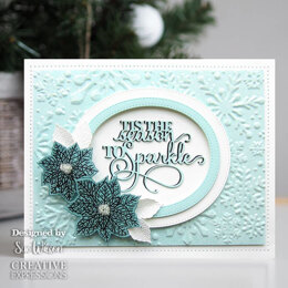Creative Expressions Snowflake Solitude 3D Embossing Folder 5.75in x 7.5in