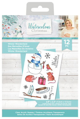 Sara Signature Watercolour Christmas Acrylic Stamp Set - Winter Wonderland