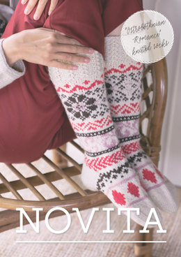 Ostrobothnian Romance Knitted Socks in Novita 7 Veljestä - Downloadable PDF
