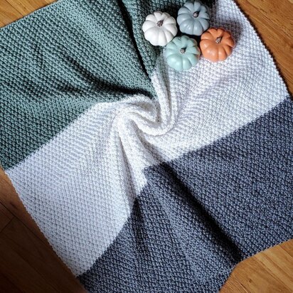 Cozy Colorblock Blanket