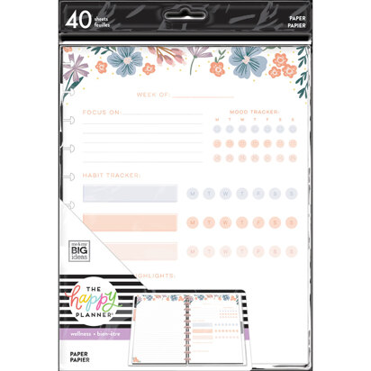 The Happy Planner Florals Big Fill Paper