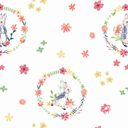Craft Cotton Company Peter Rabbit Flowers & Dreams – Floral Wreath