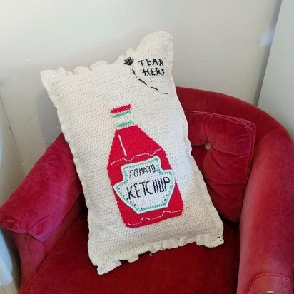 Ketchup Packet Pillow