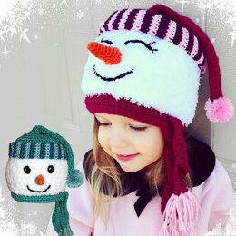 Sweet Snowman Hat Pattern