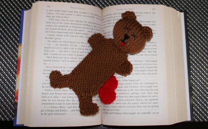 Squashed Bear bookmark