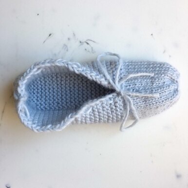 Simple Knit Ballet Slippers