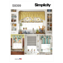 Simplicity Roman Shades and Valances S9399 - Sewing Pattern