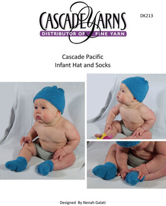Infant Hat & Socks Cascade Pacific - DK213
