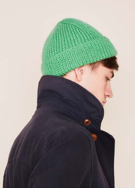 "Daylight Beanie" - Free Beanie Knitting Pattern in Paintbox Yarns Simply DK