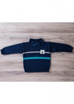 Boys Sweater in Bergere de France Calinou - 60387-2A - Downloadable PDF