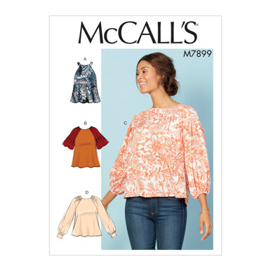 McCall's Misses' Tops M7899 - Sewing Pattern