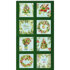 Clothworks O' Christmas Tree Panel - Green - CWY3233-113