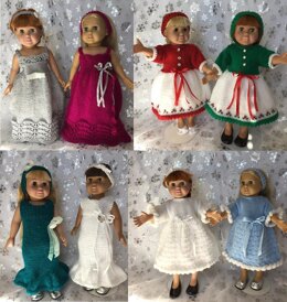Christmas Doll Dresses