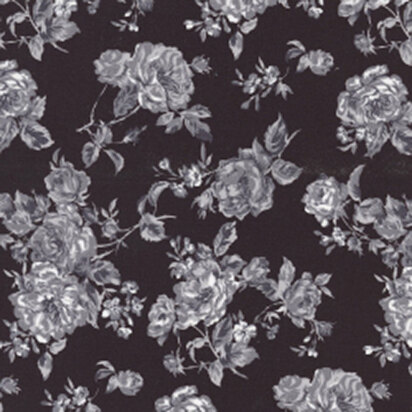 Rose & Hubble Cotton Poplin Printed - Floral Black