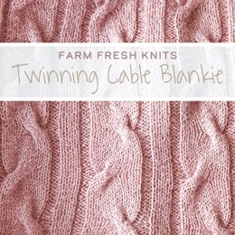 Twinning Cable Blankie
