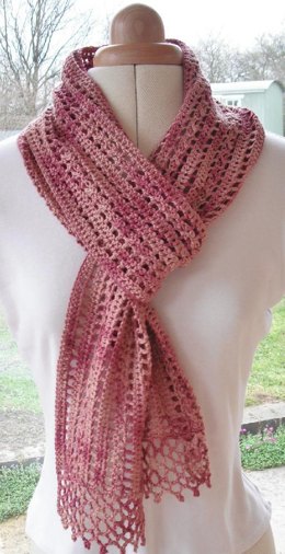 March crochet scarf
