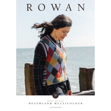 Heathland Multicolour Waistcoat in Rowan Pebble Island (DE) - Downloadable PDF