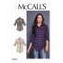 McCall's Misses' Tops M8027 - Sewing Pattern, Size 6-8-10-12-14