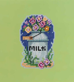 Mill Hill Milk Can Cross Stitch Kit - 4inw x 5.25in