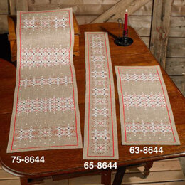 Permin Christmas Lines Tablerunner Cross Stitch Kit (16 x132cm) - Multi