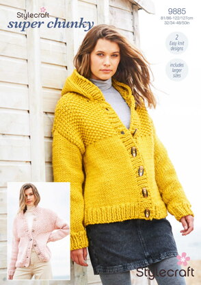 Jackets in Stylecraft Life Super Chunky & Special XL - 9885 - Downloadable PDF