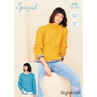 Sweaters in Stylecraft Special Aran - 9768 - Downloadable PDF
