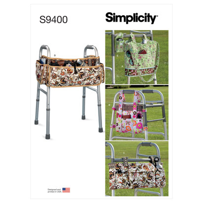 Simplicity Walker Accessories, Bag and Organizer S9400 - Sewing Pattern