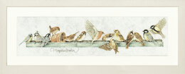 Lanarte Pecking Order Counted Cross Stitch Kit - 69 x 18 cm