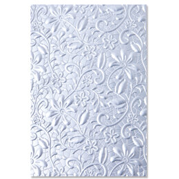 Sizzix 3-D Textured Impressions Embossing Folder Lacey by Kath Breen