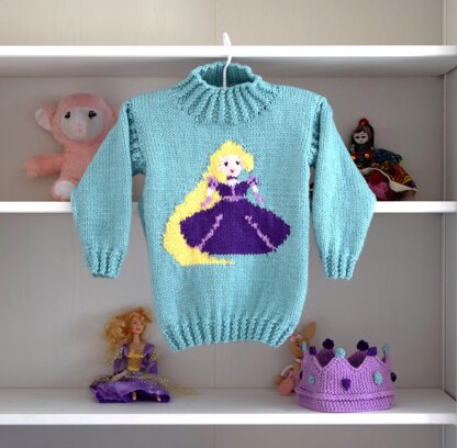 Rapunzel Sweater and Crown