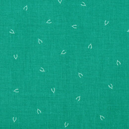 Figo Fabrics Lucky Charms - Teal Wishbone