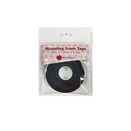 Woodware Black Mounting Foam Tape 2mm