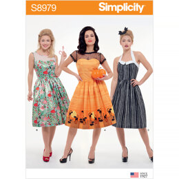 Simplicity S8979 Misses Classic Halloween Costume - Sewing Pattern