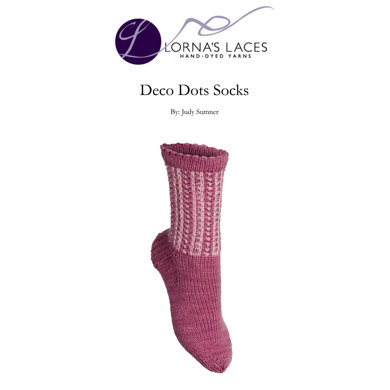 Deco Dots Socks in Lorna's Laces Shepherd Sport