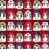 P&B Textiles Christmas Miniatures - Red - PBCHMI4458R