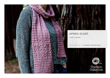 "Aphra Scarf by Sloane Rosenthal" - Scarf Knitting Pattern For Women in The Yarn Collective